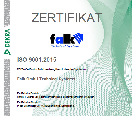 QM-Zertifikat Falk