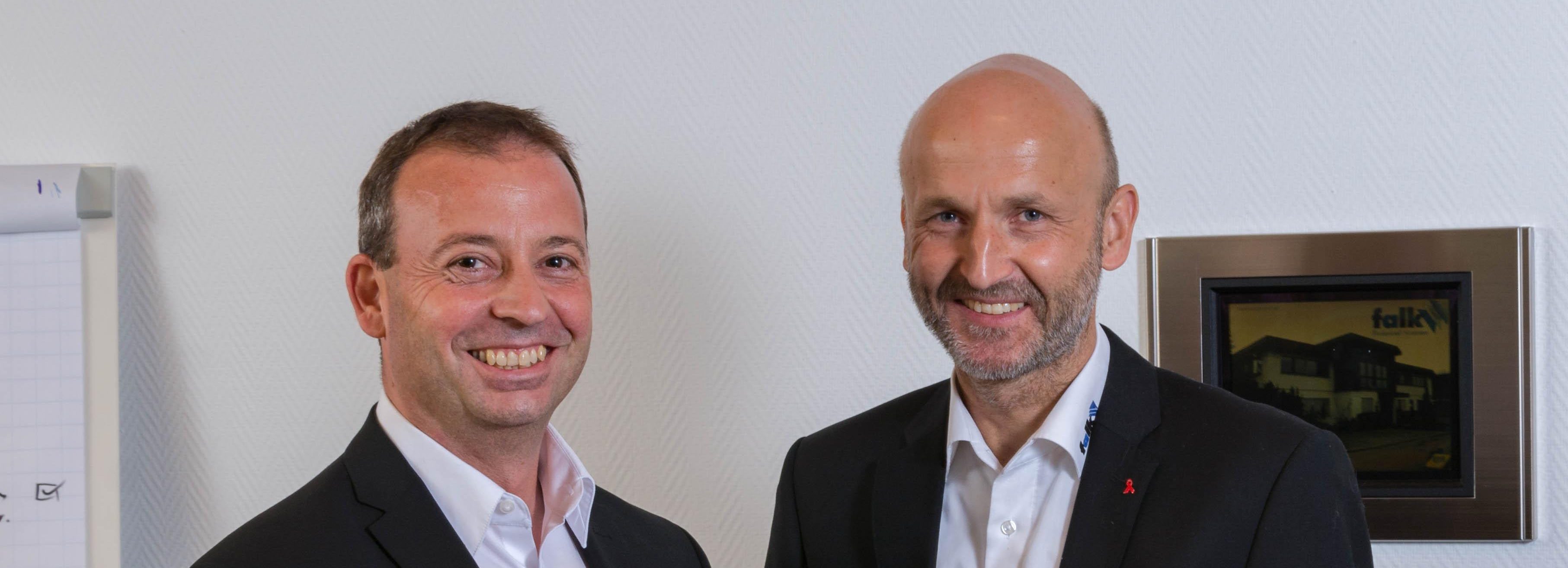 Falk GmbH Technical Systems - die Geschäftsführer Andreas Falk und Heinz-Peter Wolf